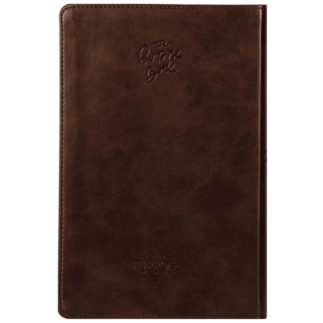 The Purpose Book Bíblia Almeida Século 21 - Capa Couro | Marrom - Imagem 5