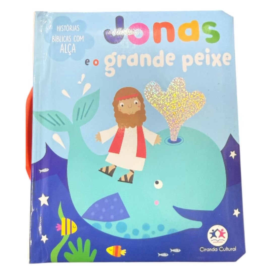 Livro Almofadado | Jonas e o Grande Peixe | Com alça