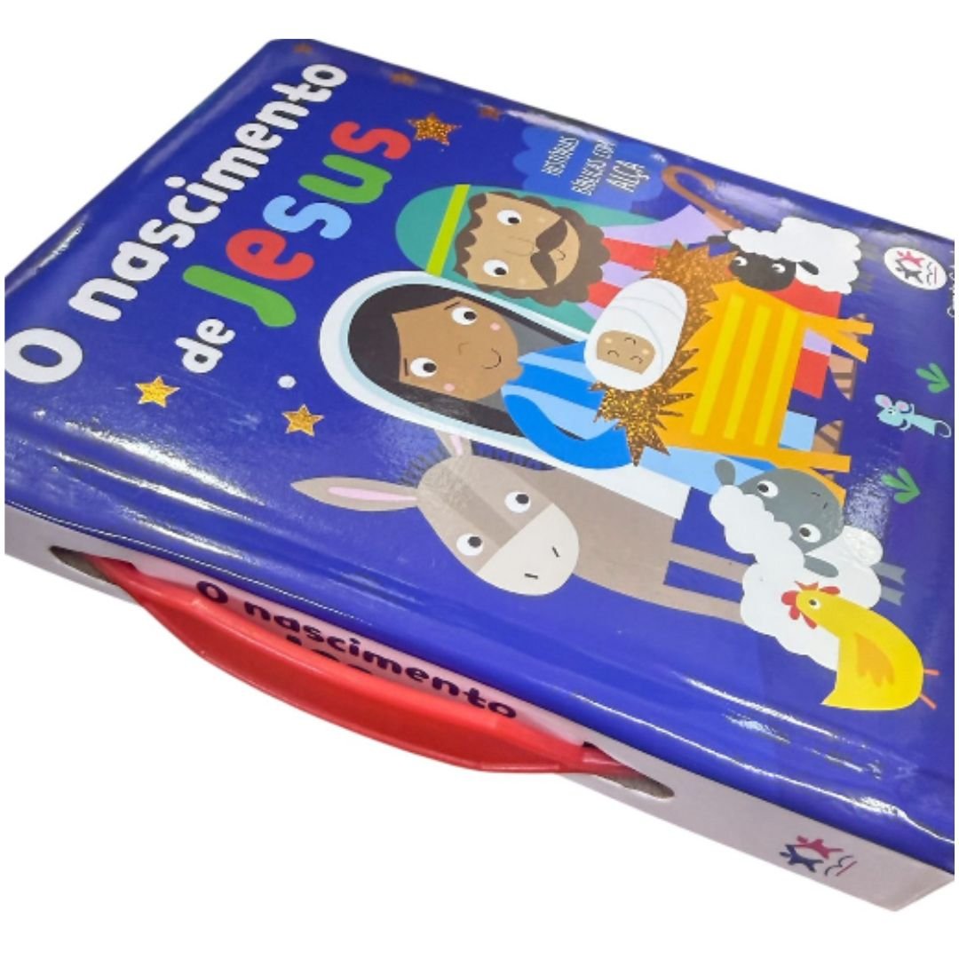 Livro Almofadado | O nascimento de Jesus | Com alça - Imagem 3