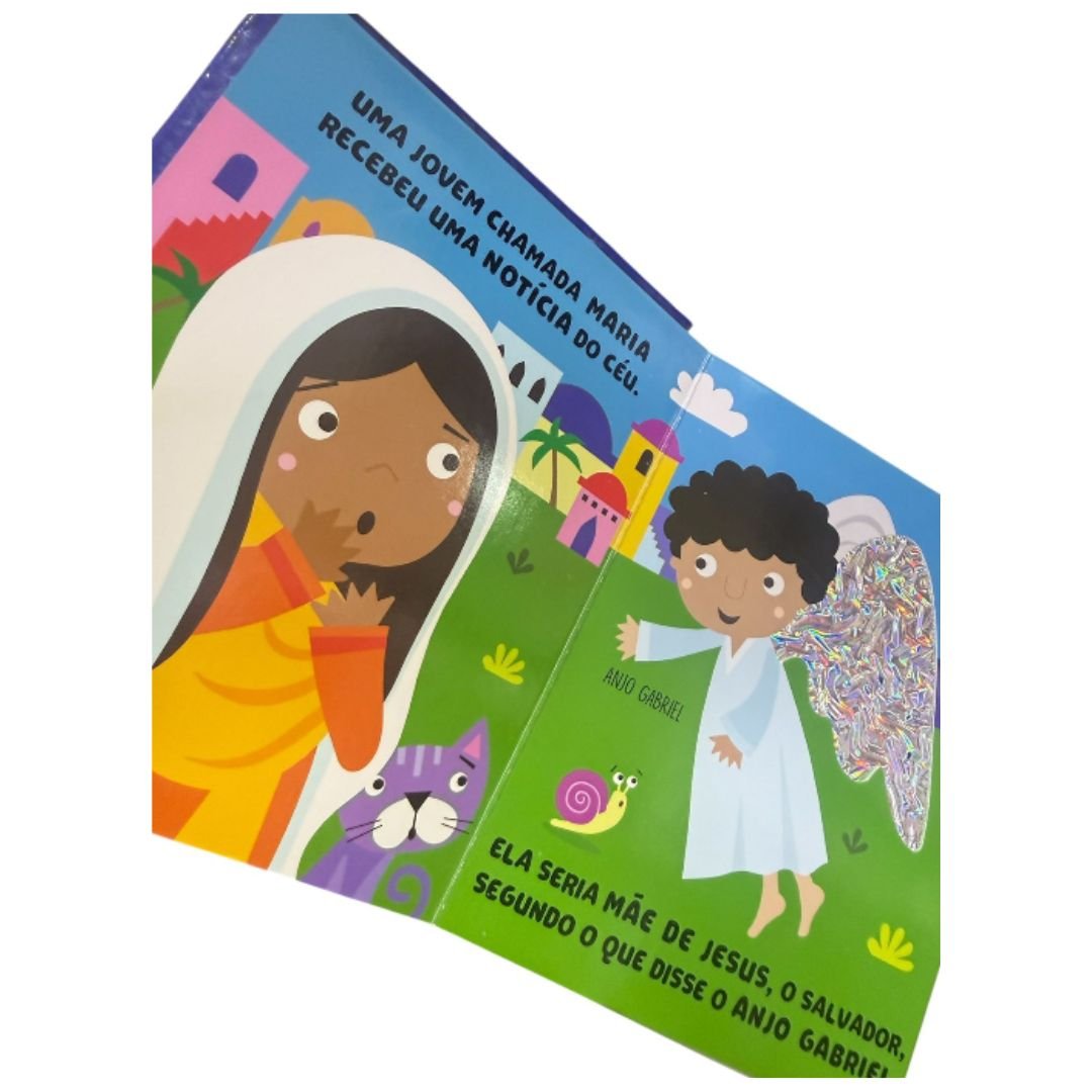 Livro Almofadado | O nascimento de Jesus | Com alça - Imagem 5