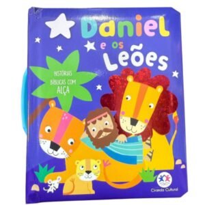 Livro Almofadado | Daniel e os Leões | Com alça