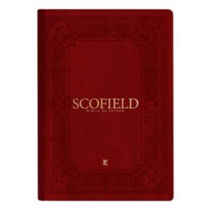 Bíblia De Estudo Scofield  | Luxo Vinho | Vida