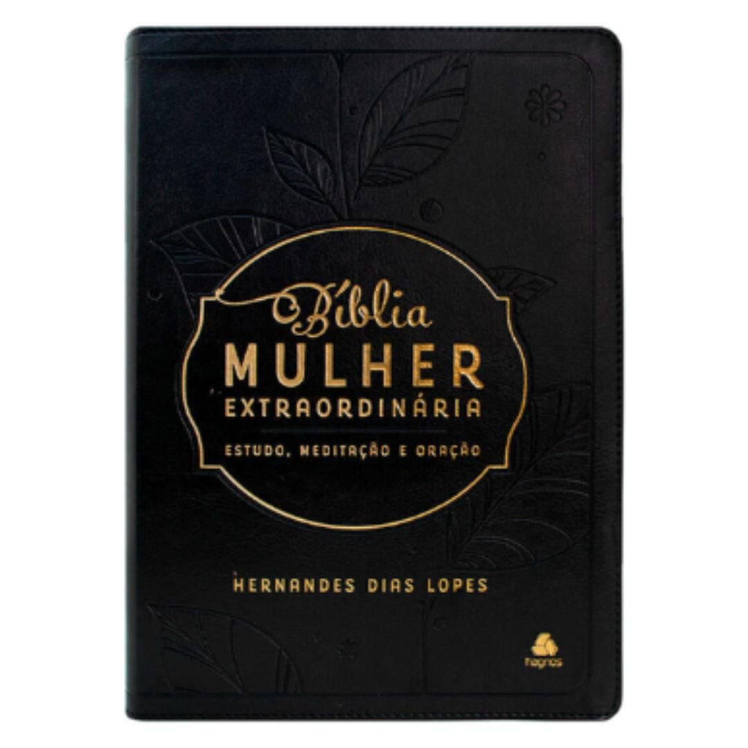 Bíblia Mulher Extraordinária | Estudo, Meditação e Oração - Preta