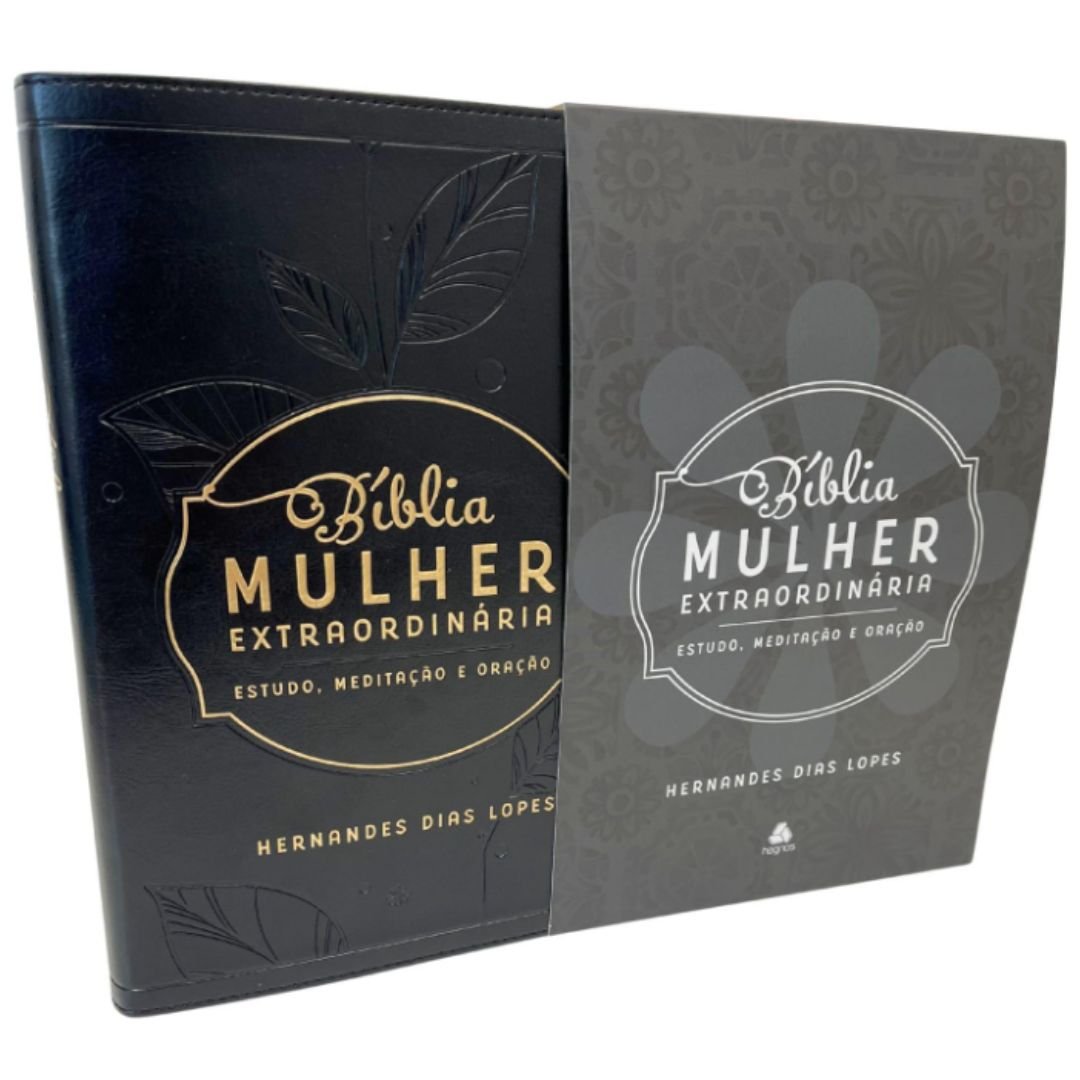 Bíblia Mulher Extraordinária | Estudo, Meditação e Oração - Preta - Imagem 2