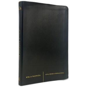 Biblia Slim Luxo- NVI Preta