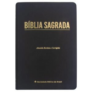 Bíblia Linha Ouro - Letra Gigante - Capa Preta Com Zíper (LT DOURADA)