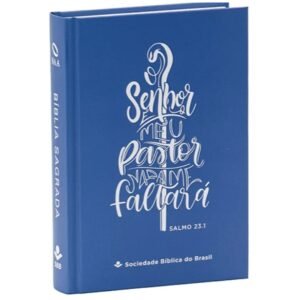 Bíblia O Senhor é meu Pastor | NAA Azul | CP DURA