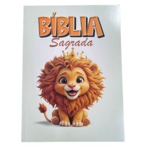 Bíblia Letra Média Full Color NVA | Leãozinho Infantil