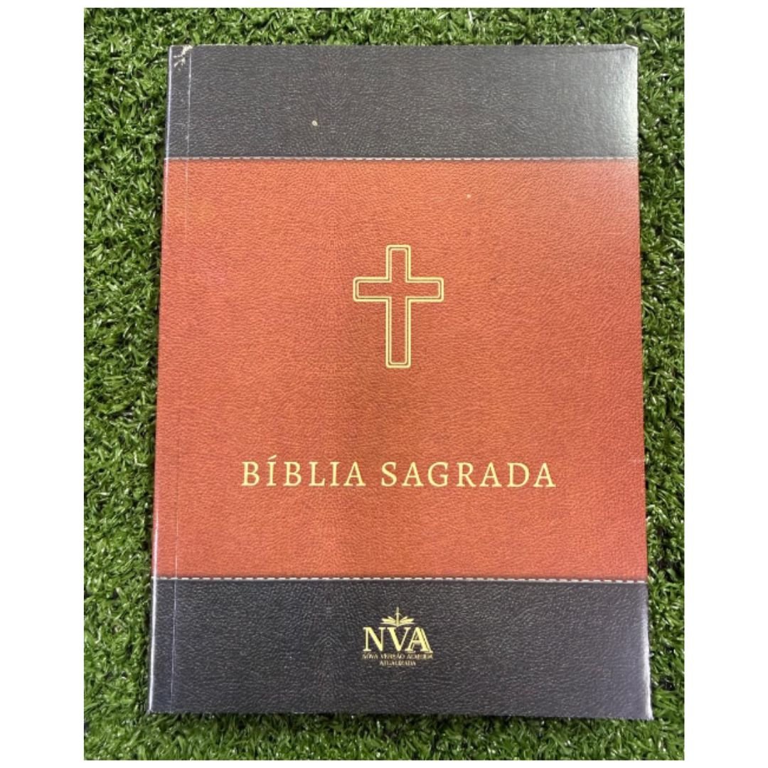 Bíblia Letra Média Full Color NVA | Preta e Marrom - Imagem 8