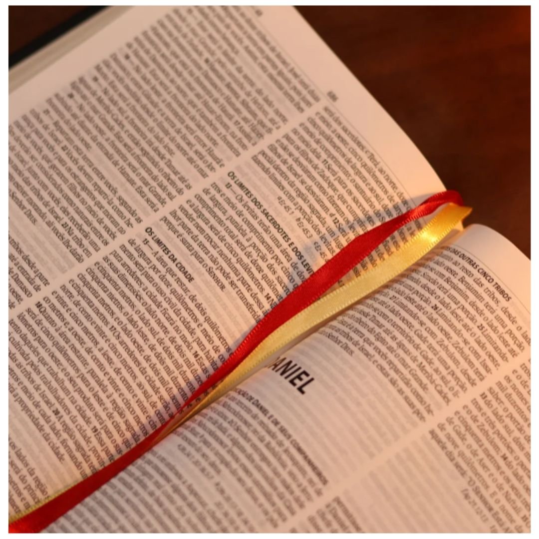 Bíblia Sagrada NAA Slim | Capa em couro sintético, PINK - Imagem 4