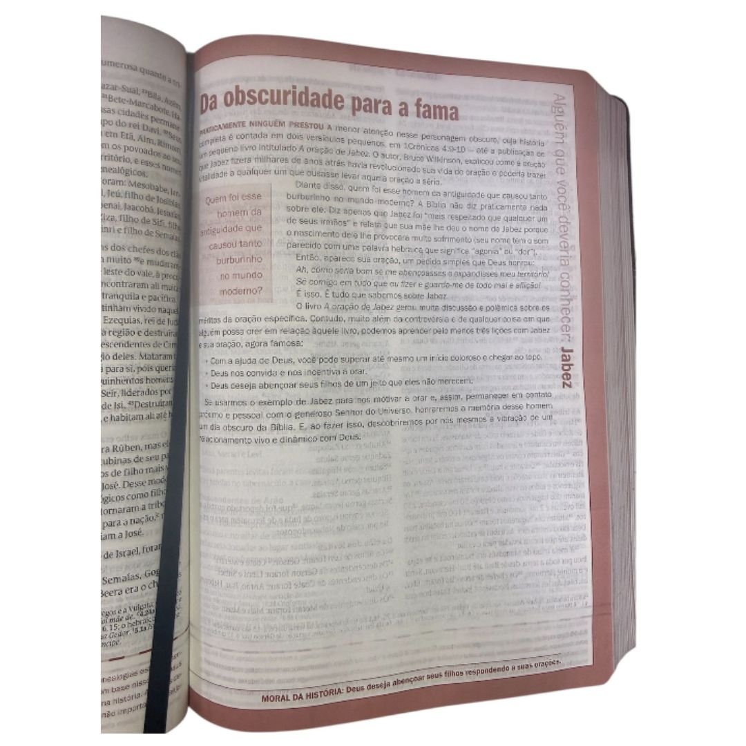 Biblia de Estudo Desafios de Todo Homem | Marrom - Imagem 8