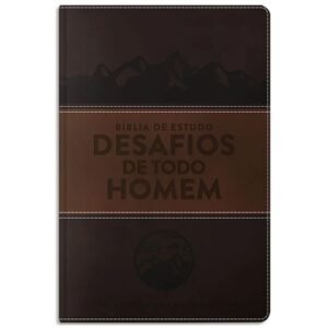 Biblia de Estudo Desafios de Todo Homem | Marrom