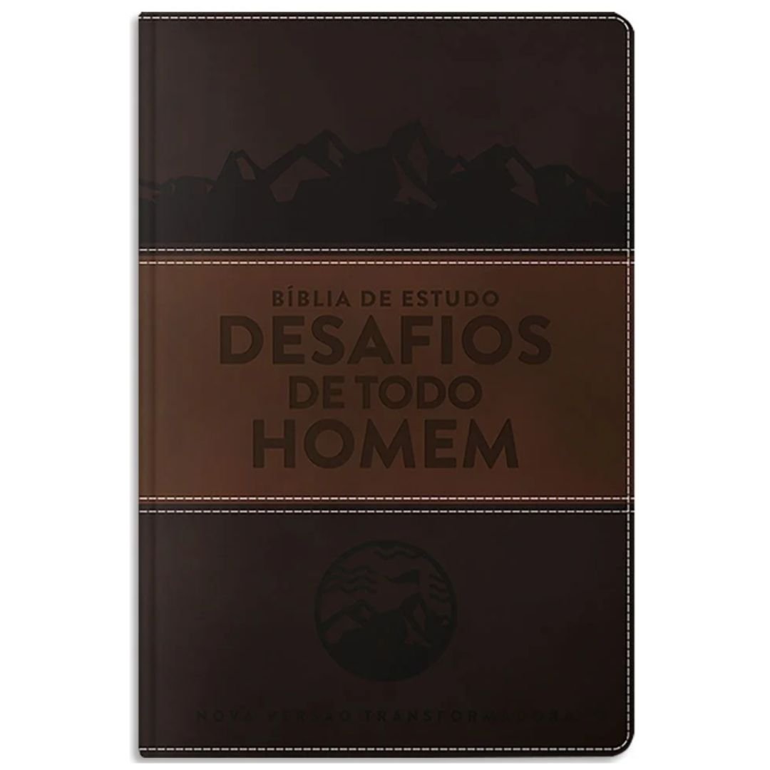 Biblia de Estudo Desafios de Todo Homem | Marrom