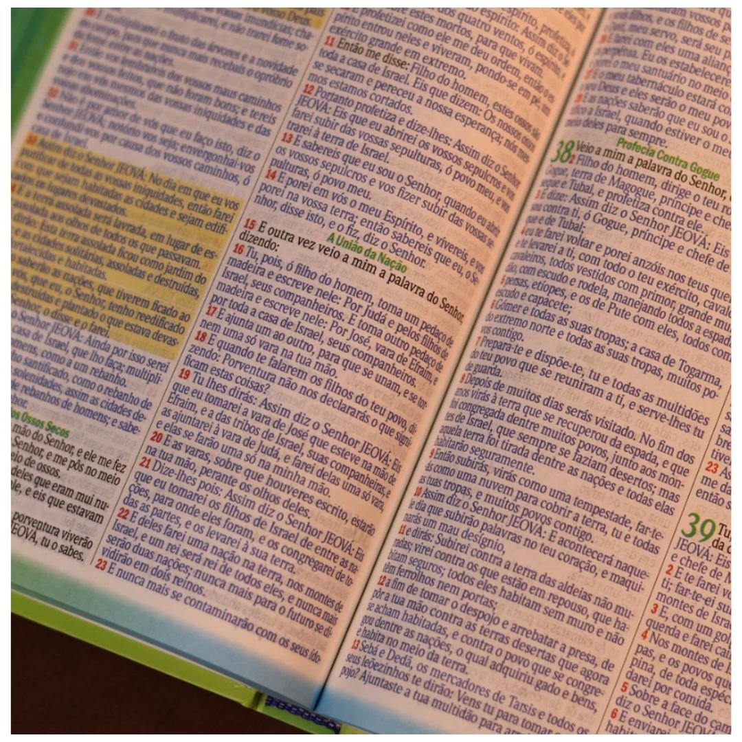 BÍBLIA DOS MENINOS CORAJOSOS - CAPA DURA - VERDE | COM HARPA - Imagem 6