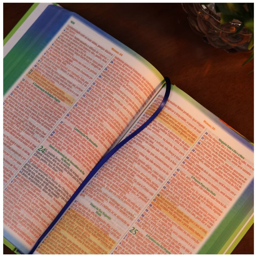 BÍBLIA DOS MENINOS CORAJOSOS - CAPA DURA - VERDE | COM HARPA - Imagem 5