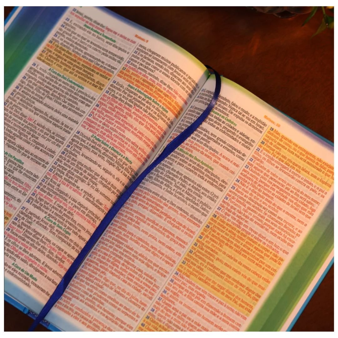 BÍBLIA DOS MENINOS CORAJOSOS - CAPA DURA - AZUL | COM HARPA - Imagem 8