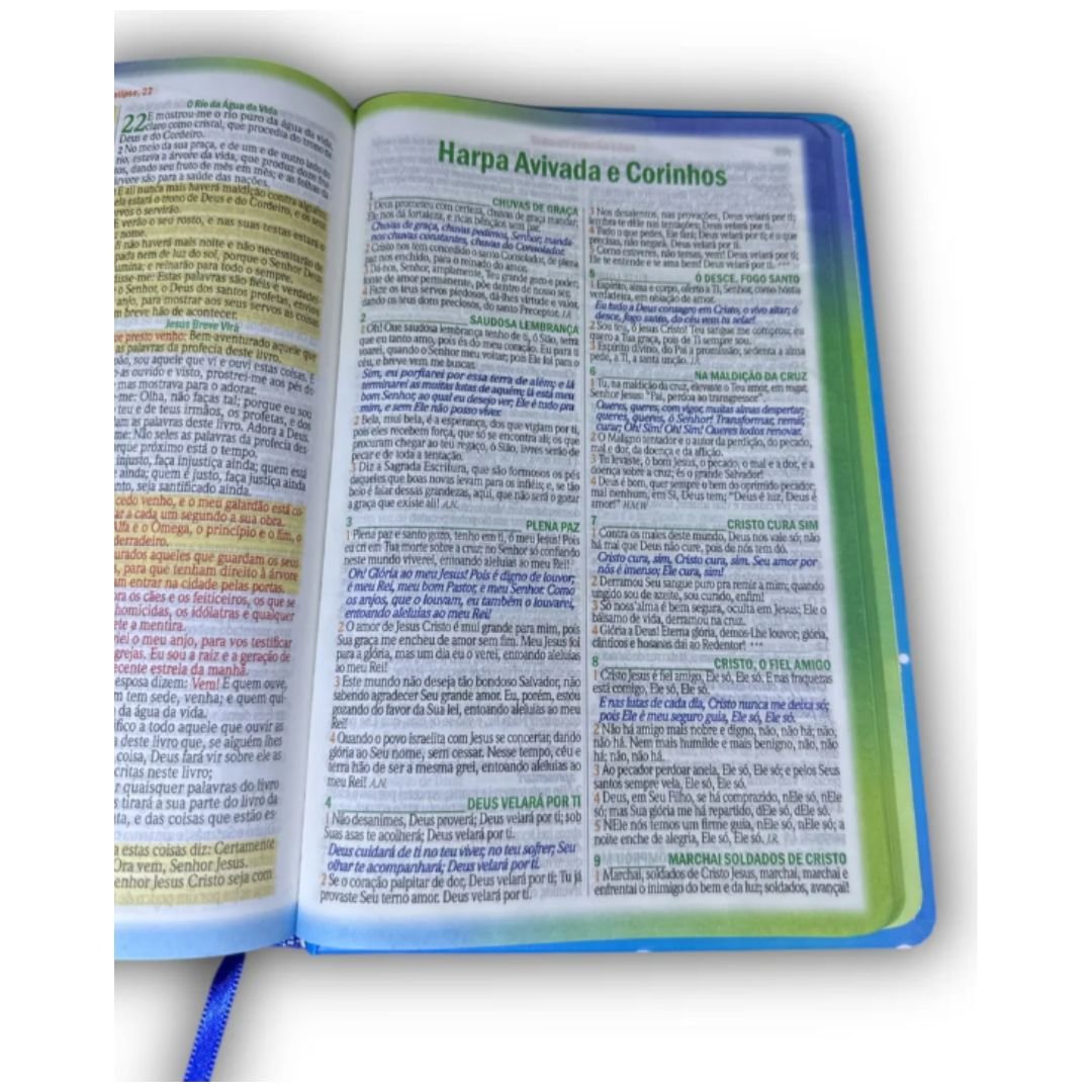BÍBLIA DOS MENINOS CORAJOSOS - CAPA DURA - AZUL | COM HARPA - Imagem 6