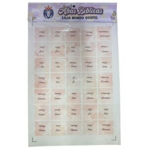 Abas Adesivas para Bíblia | Índice | Floral Rosê