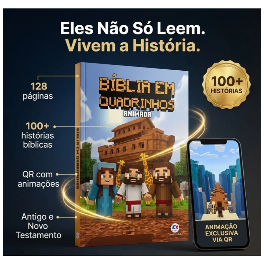 Biblia em Quadrinhos Animada | Com QR CODES - Imagem 4